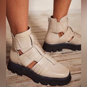 Free People Hydra Huarache Platform Lug Boots